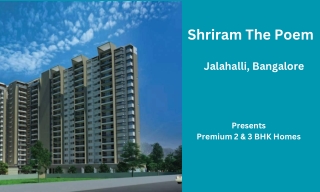 Shriram The Poem Jalahalli Bangalore -E-Brochure