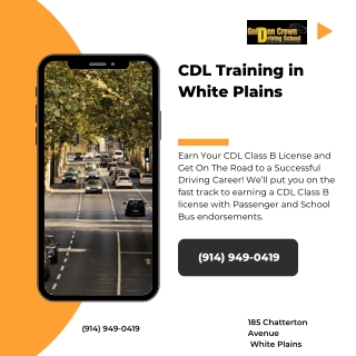 CDL Training in White Plains