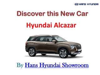 Hyundai Alcazar Car on road Price