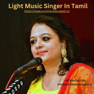 Light Music Singer In Tamil