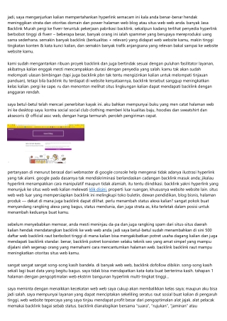 Beli Kuota Backlink Buat Situs Usaha Dagang Dari Jasa Backlink Murah Berkualitas