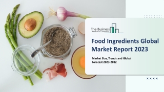 Food Ingredients Market Research Report 2023-2032 | Trends, Analysis