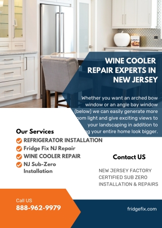 Wine Cooler Repair Experts in New Jersey