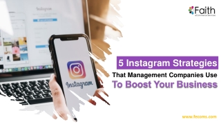 5 Instagram Strategies That Management Companies Use To Boost Your Business