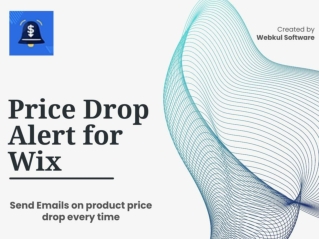 Benefits Of Wix Price Drop Alert application for Business