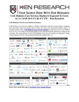 Emerging Players in UAE Diabetes Care Services Market