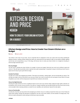 kitchen design