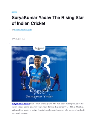 suryakumar yadav