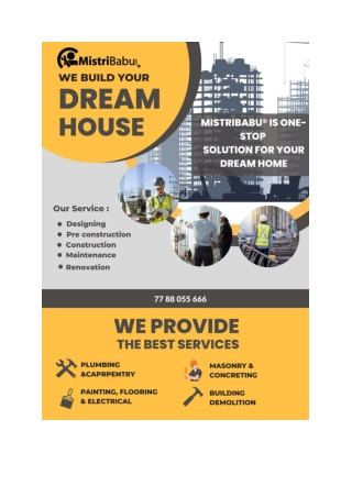 Plumber, Electrician, Painter, Carpenter Services in Mumbai - MistriBabu