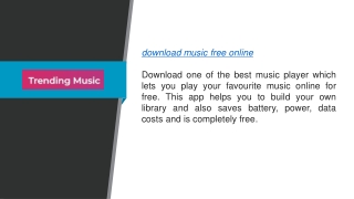 Download Music Free Online  Trending.fm