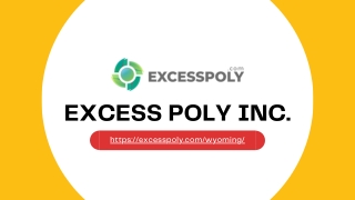 Plastic Recycling Companies in Wyoming | Excesspoly.com