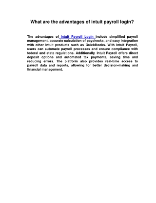 Intuit-Payroll-Login