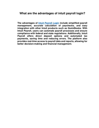 Intuit-Payroll-Login