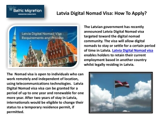 The Process of Getting a Latvian Dual Citizenship by Descent