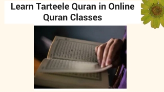 tarteele quran course