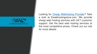 Cheap Webhosting Provider  Ewebhostingstore.com