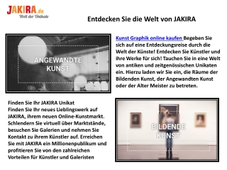 JAKIRA Kunstmarktplatz – Kunst online verkaufen und kaufen