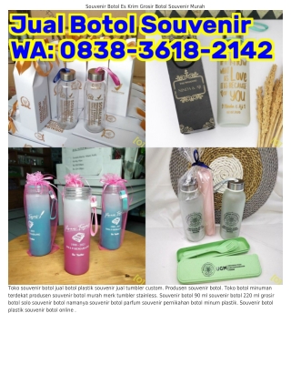 Ö8З8.З618.21Ꮞ2 (WA) Jual Botol Plastik Murah Jogja Botol Souvenir Emas