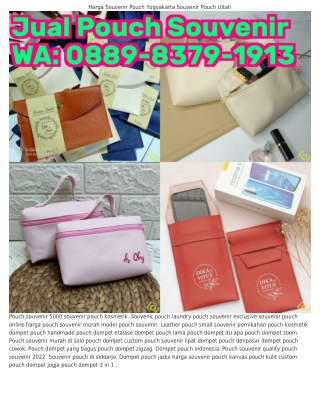 Ö889•8ᣮᜪ9•191ᣮ (WA) Souvenir Pouch Zipper Dompet Pouch Wanita