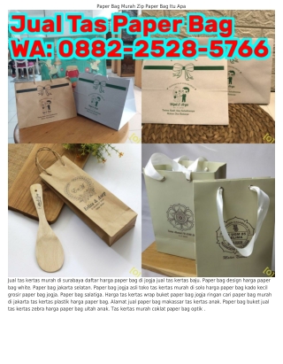 Ô882–2528–57ᏮᏮ (WA) Tas Kertas Murah Recycle Pabrik Paper Bag Di Yogyakarta