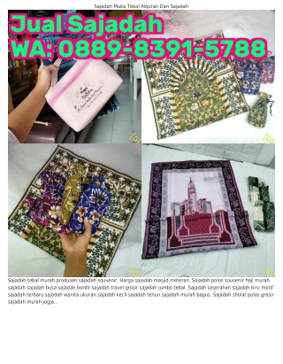 088ᑫ•83ᑫl•5ᜪ88 (WA) Grosir Sajadah Souvenir Murah Harga Sajadah Tebal Turki