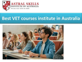 Best VET courses institute in Australia