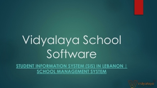 Student Information System (SIS) in Lebanon