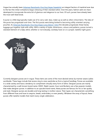 Arkansas Razorbacks Viva Hog Vegas Sweatshirt: Expectations vs. Reality