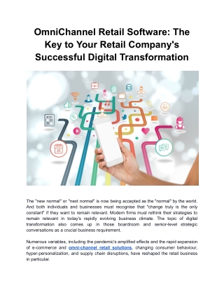 Omnichannel Retail Software_ The Key to Your Retail Company's Successful Digital Transformation