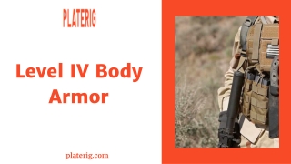 Level Iv Body Armor