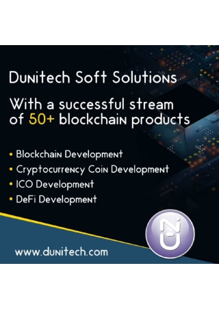 ICO Development Company -Dunitech