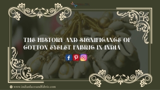 The History And Significance Of Cotton Eyelet Fabric India