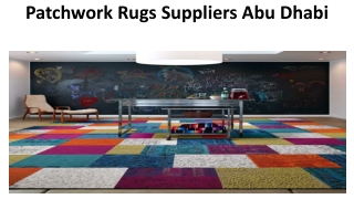 Patchwork Rugs carpetabudhabi.ae