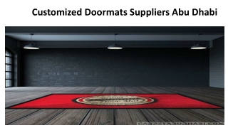 Customized Doormats carpetabudhabicom