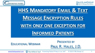 HHS Implements New Encryption Rules for Email and Text Messages