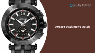 Versace black men's watch