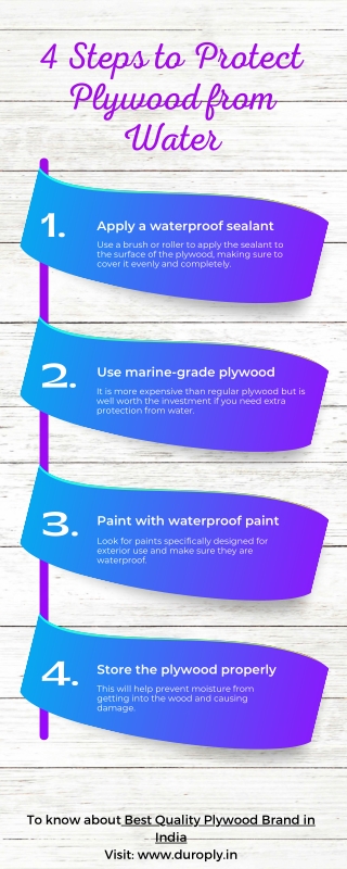 4 Steps to Protect Plywood from Water