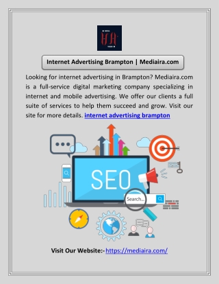 Internet Advertising Brampton | Mediaira.com