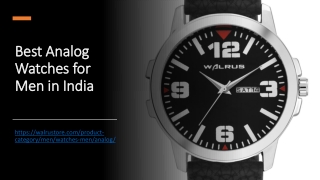 Best Analog Watches for Men in India