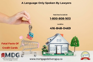 A Language Only Spoken By Lawyers - Fatal Facts Of Credit Cards