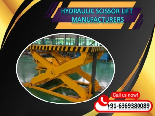 Hydraulic Scissor Lift Manufacturers