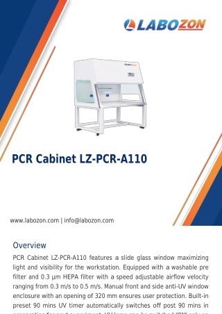 PCR-Cabinet