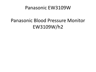 Panasonic EW3109W
