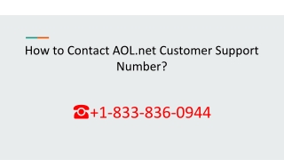 AOL Email 24x7 Live Support—for everything  1(833)836-0944