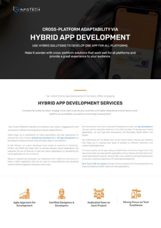 Hybrid App Development