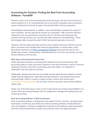 Accounting for Farmers_ Finding the Best Farm Accounting Software - FarmERP