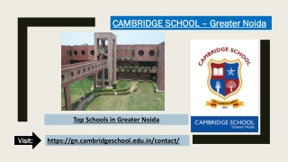 Top Schools in Greater Noida