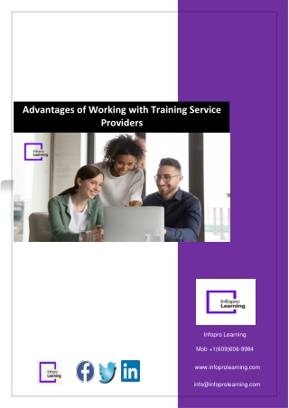 Advantages of Working with Training Service Providers