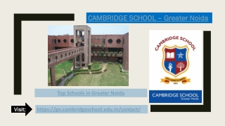 Top Schools in Greater Noida
