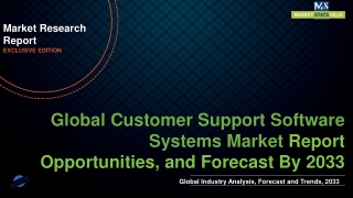 Customer Support Software Systems Market Worth US$ 62,182.3 million by 2033